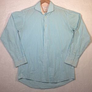 Issac Mizrahi‎ New York slim fit casual button up dress shirt- Men 16 34/35
